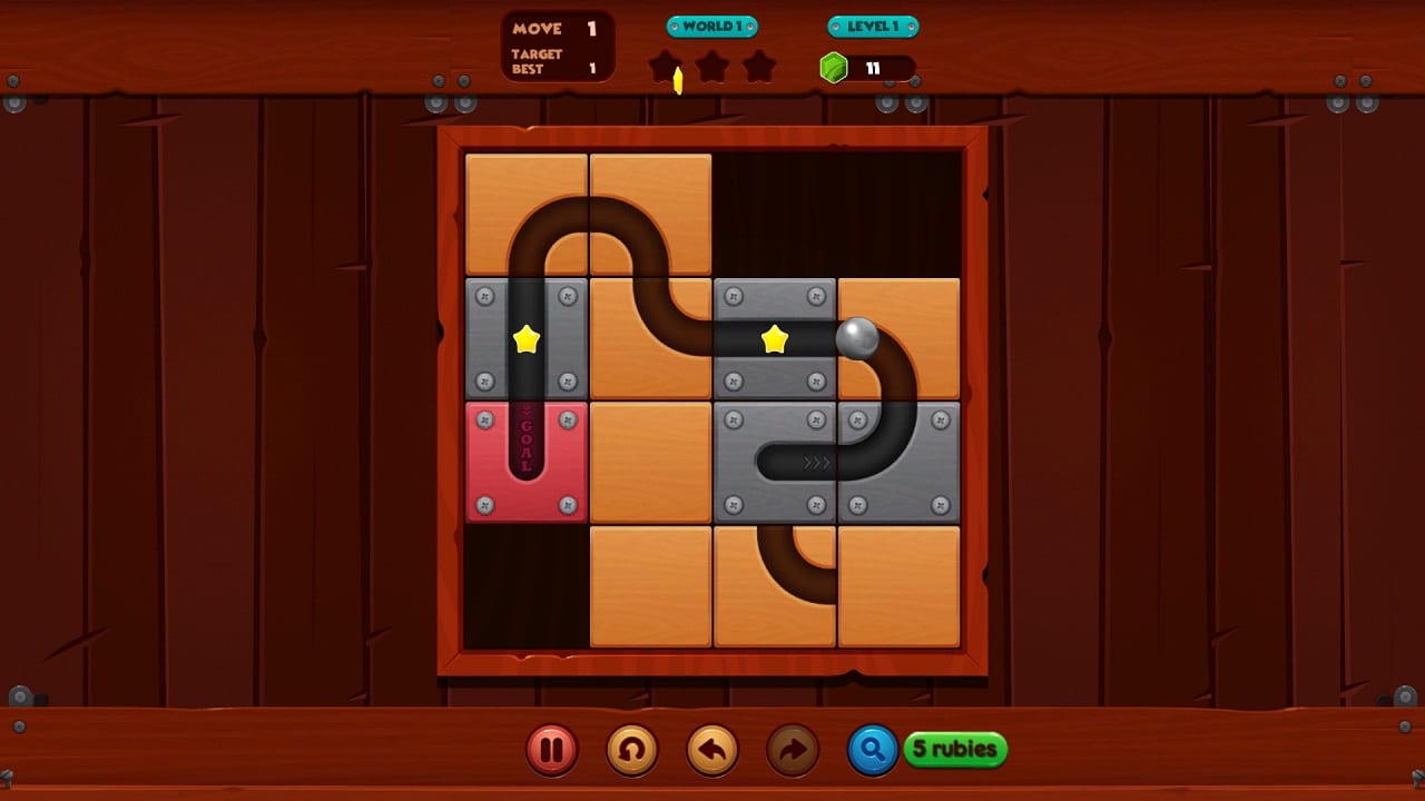 #4. Let it roll slide puzzle (Nintendo) 由: Kistler Studios