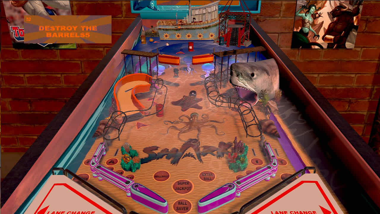 #2. Shark Pinball (Nintendo) 由: SuperPowerUpGames
