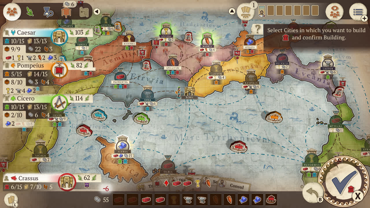 #6. Concordia: Digital Edition (Nintendo) 来自: Acram Digital