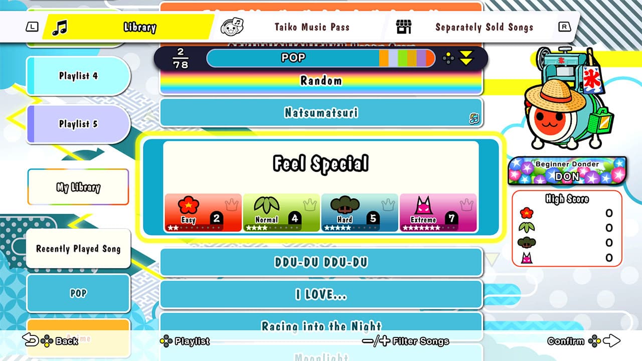 #3. Taiko no Tatsujin: Rhythm Festival (Nintendo) Podle: BANDAI NAMCO Entertainment
