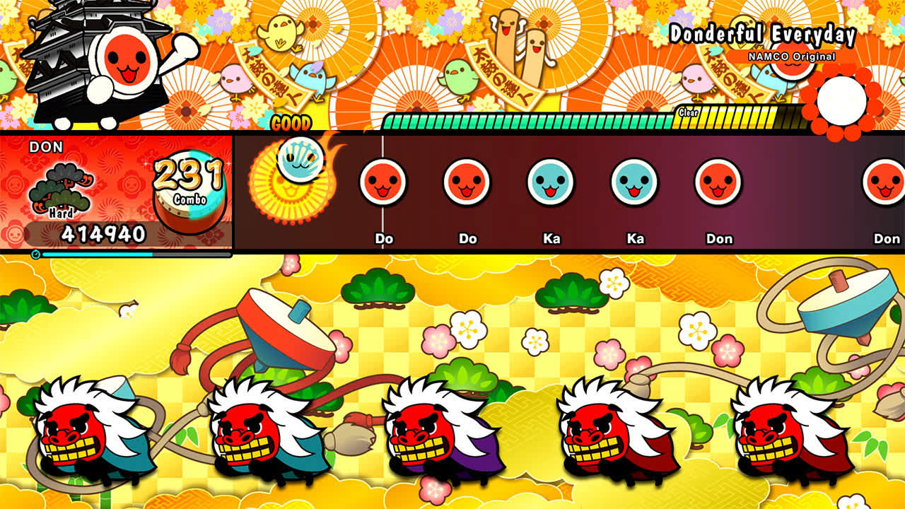 #1. Taiko no Tatsujin: Rhythm Festival (Nintendo) Podle: BANDAI NAMCO Entertainment