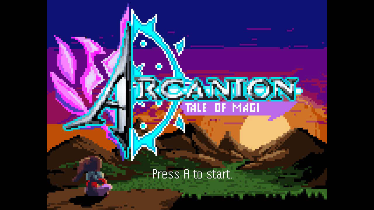 #1. Pixel Game Maker Series Arcanion: Tale of Magi (Nintendo) Por: Gotcha Gotcha Games