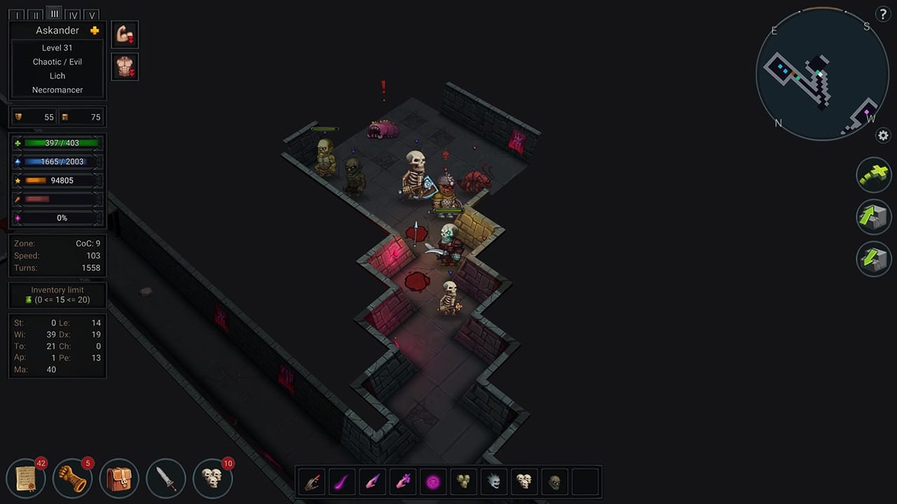 #3. Ultimate ADOM - Caverns of Chaos (Nintendo) 由: Assemble Entertainment