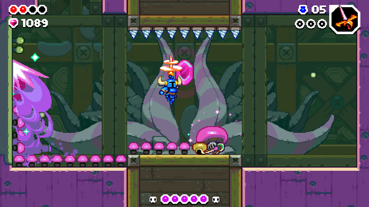 #6. Shovel Knight Dig (Nintendo) Podle: Yacht Club Games