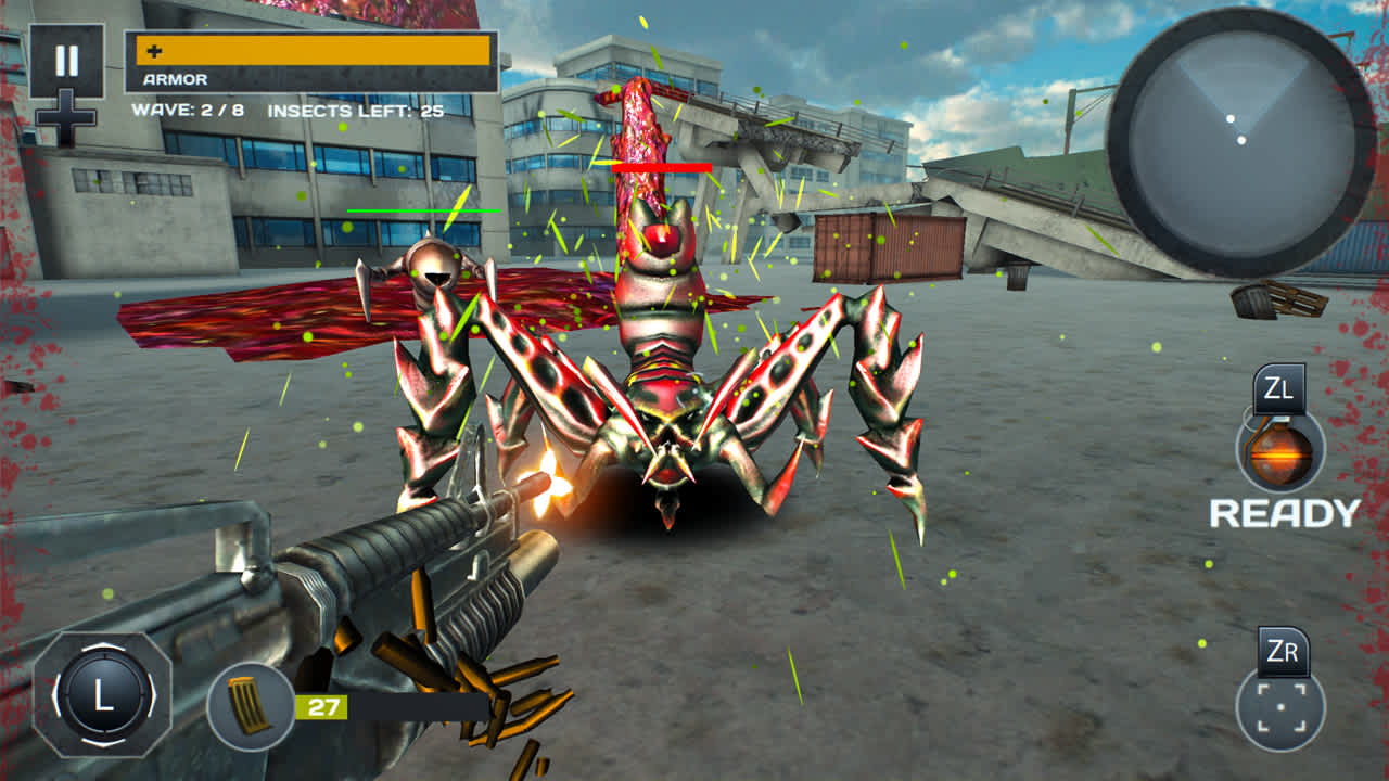 #4. Dead Invaders: Modern War 3D (Nintendo) By: T-Bull
