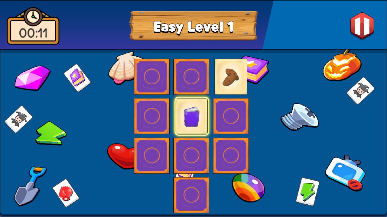 #1. Kiddy Memory (Nintendo) di: Pix Arts