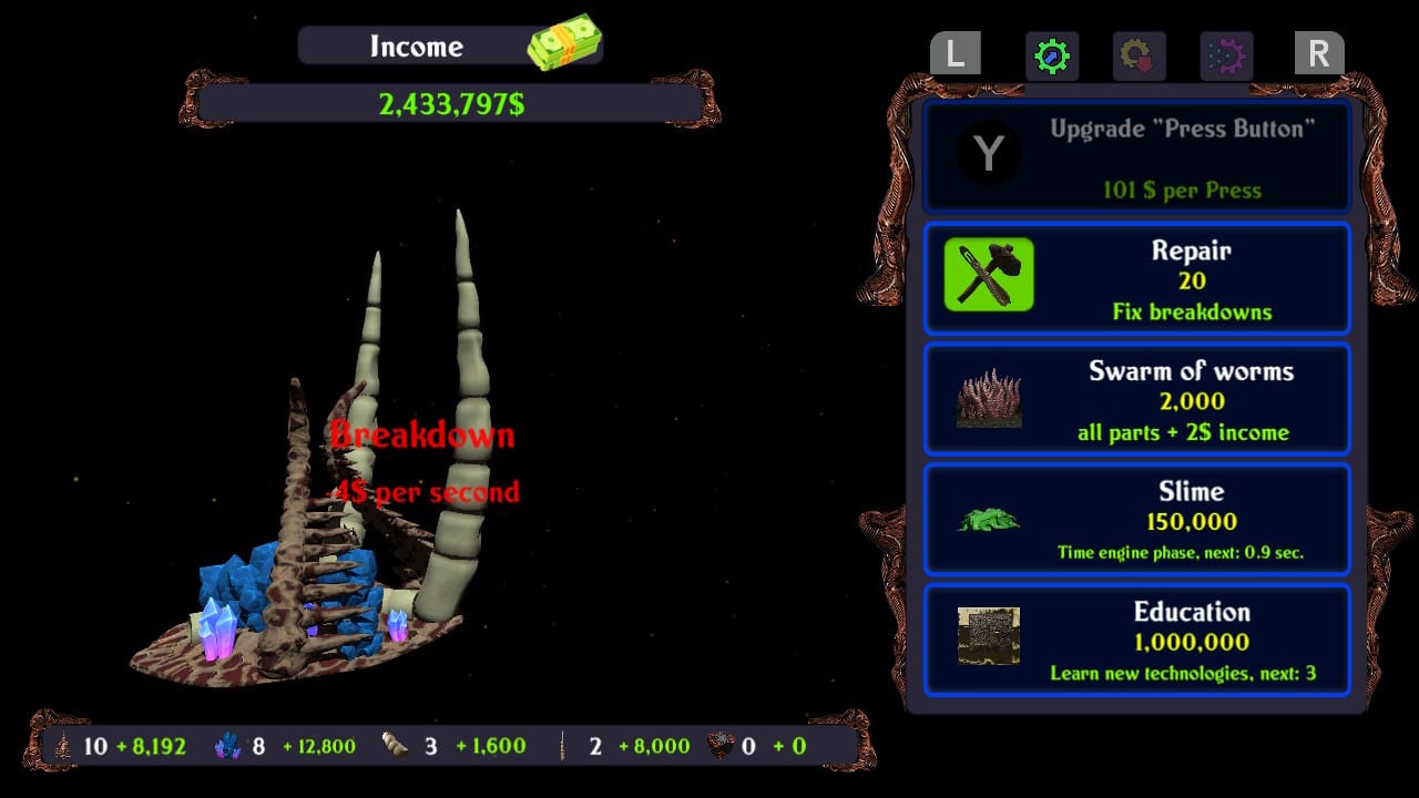 #3. Organic Engine (Nintendo) Ved: RandomSpin Games