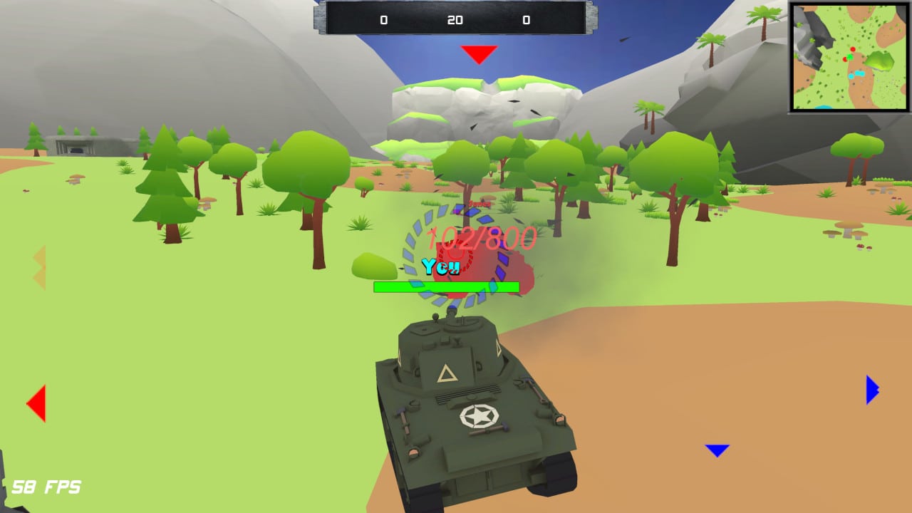 #2. WWII Tank Battle Arena (Nintendo) By: Pix Arts
