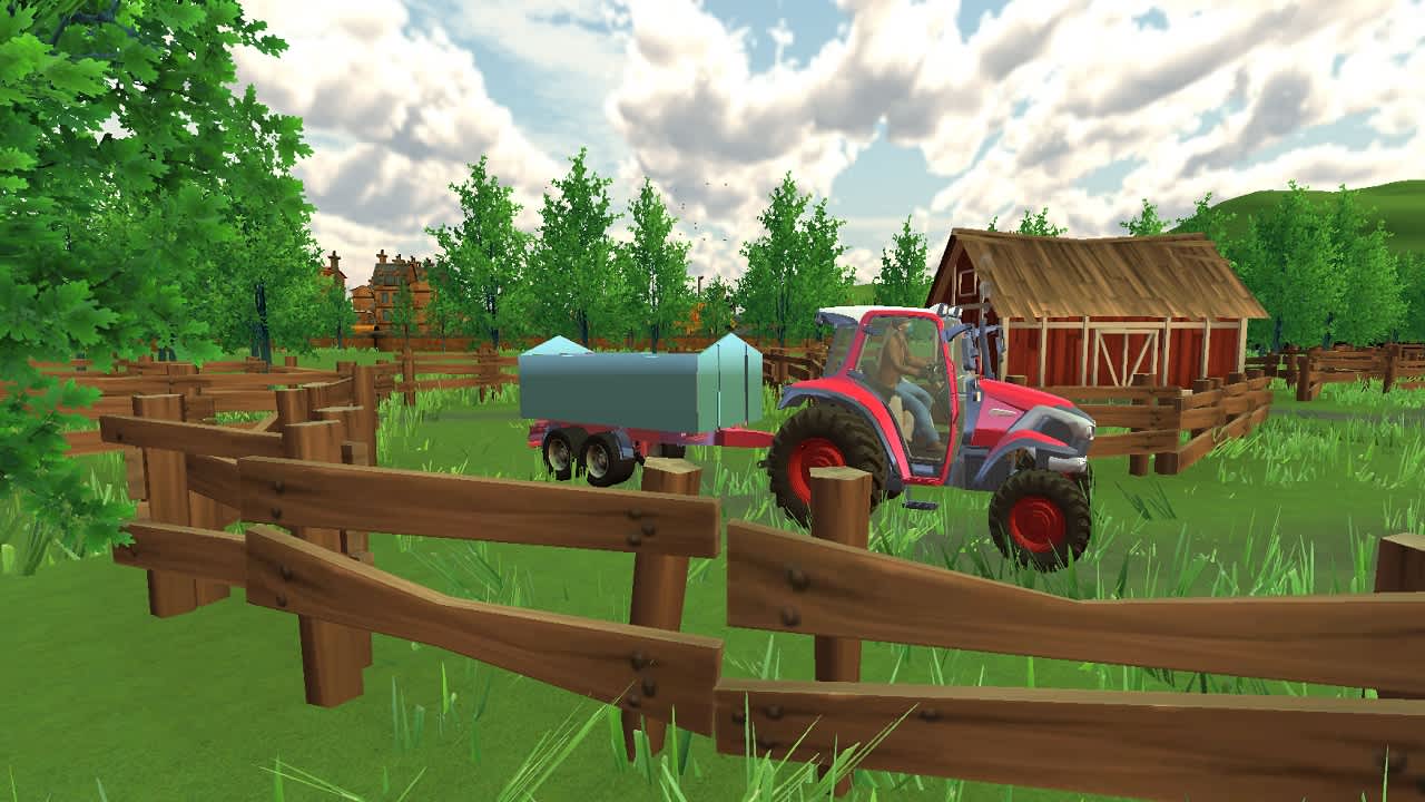#1. Farming Real Simulation Tractor, Combine Trucks Farmer Land Game (Nintendo) 作者: Testagamercreations