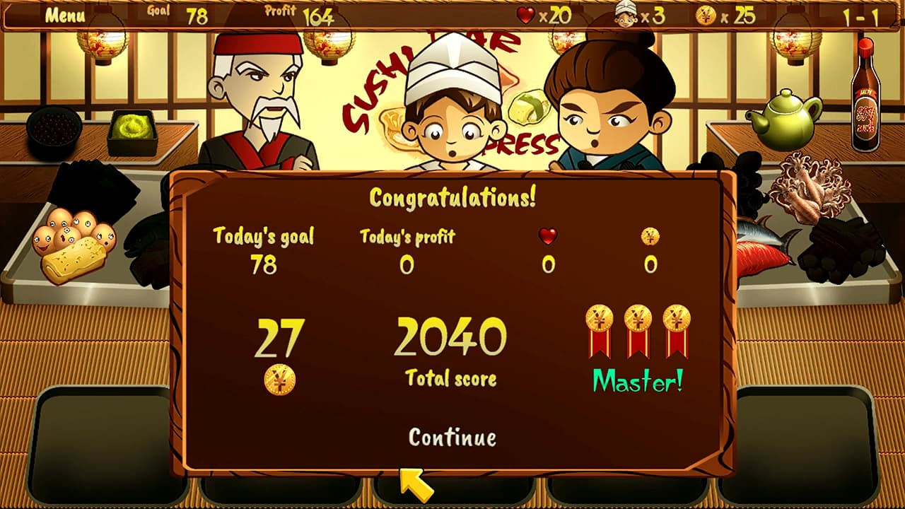 #2. Sushi Bar Express (Nintendo) 由: Funbox Media