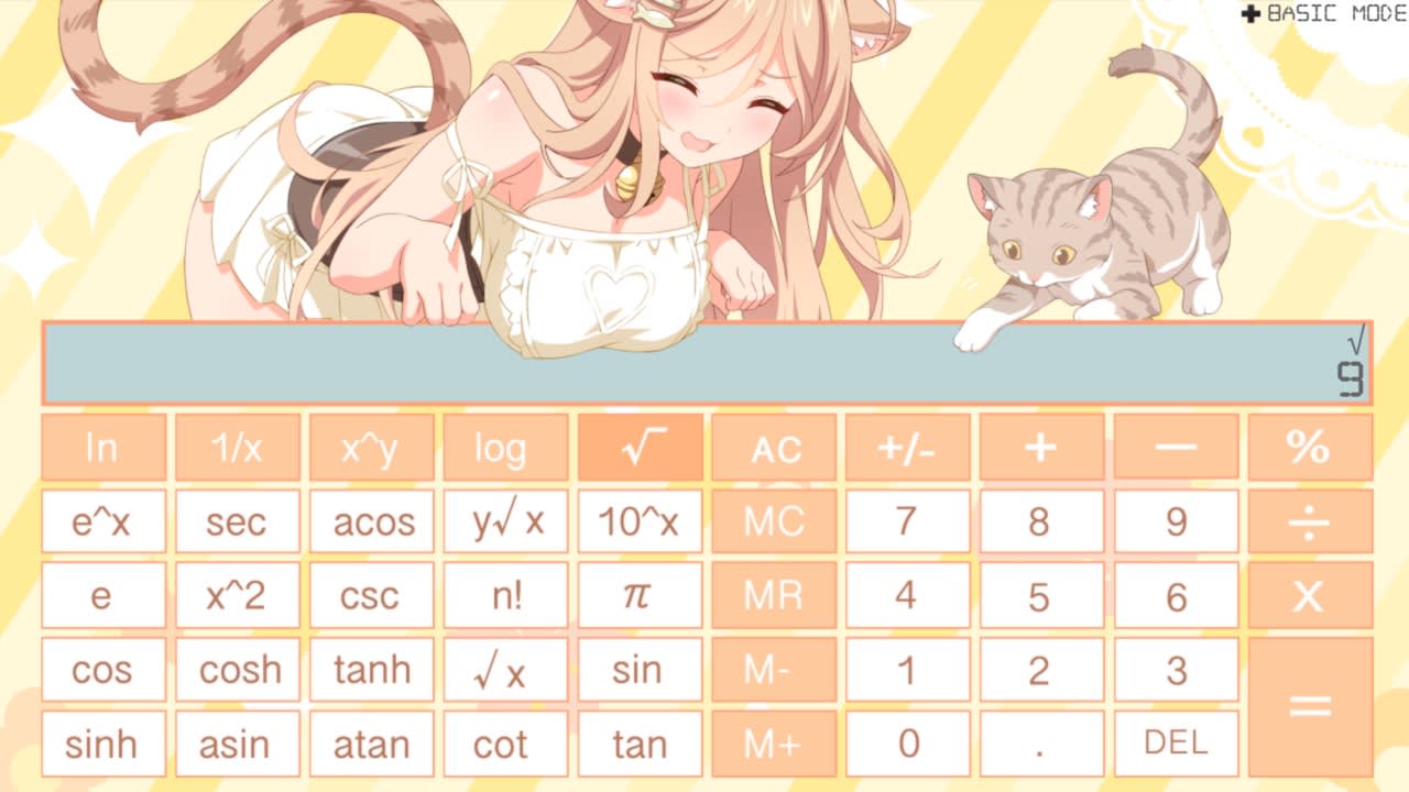#6. Sakura Neko Calculator (Nintendo) 由: Gamuzumi