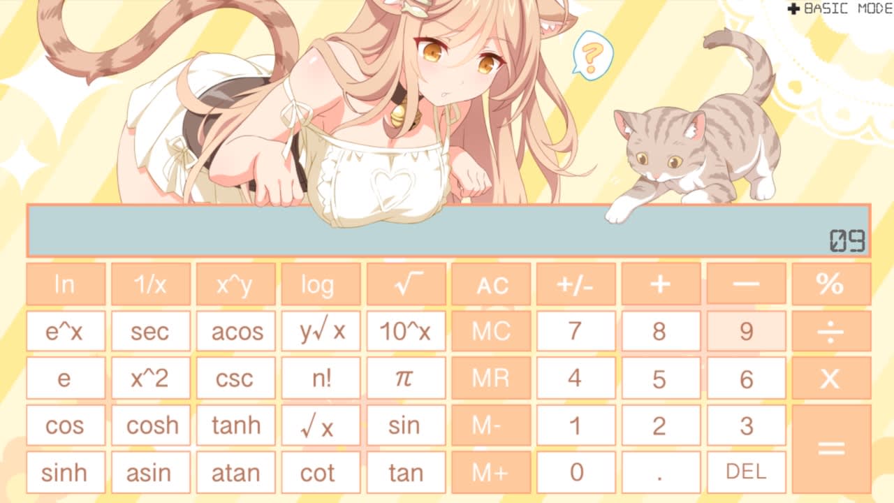 #2. Sakura Neko Calculator (Nintendo) 由: Gamuzumi