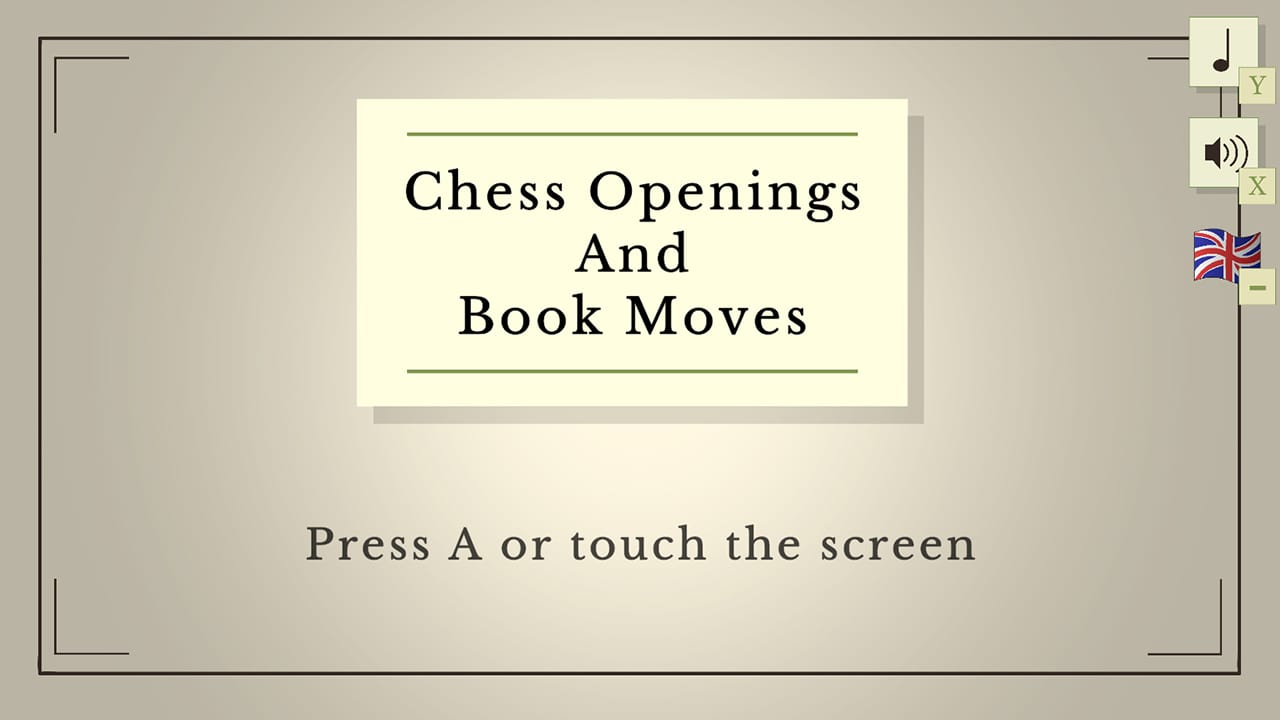 #1. Chess Openings and Book Moves (Nintendo) 由: Interactive Reader Studio