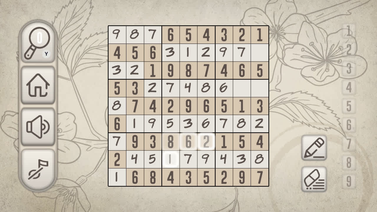 #6. Sudoku: Casual Board Game (Nintendo) Podle: Megame