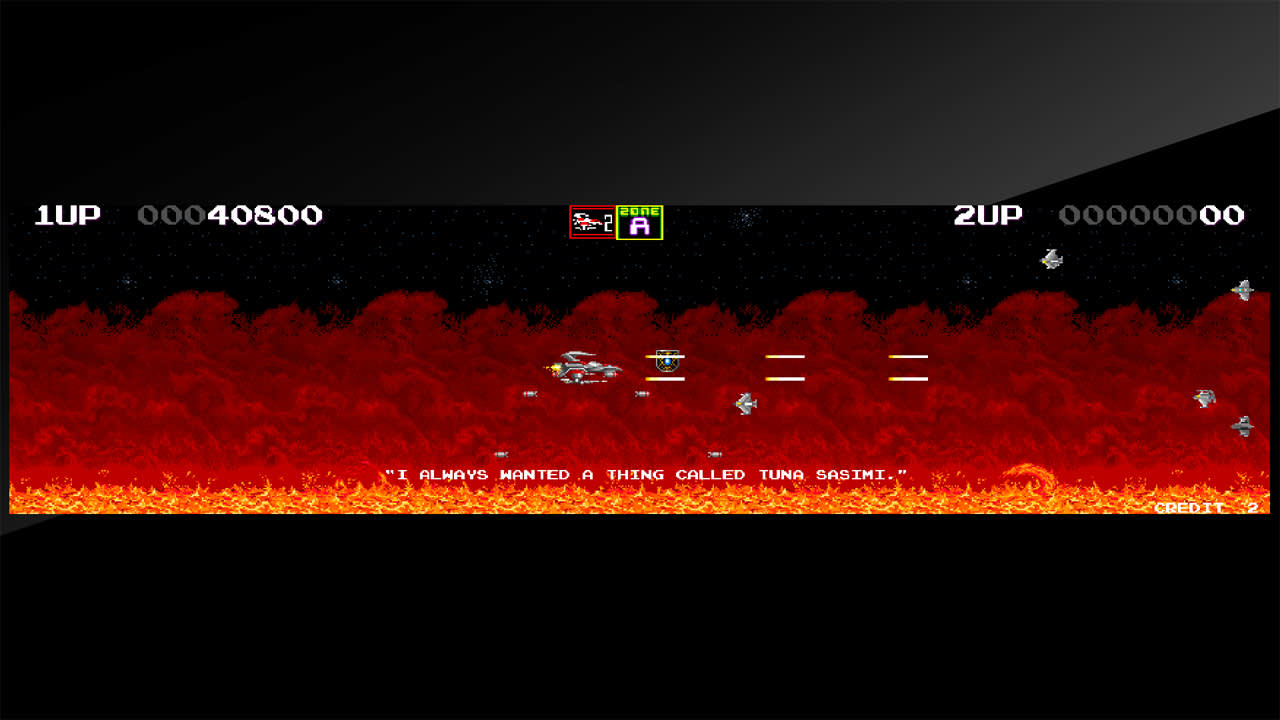 #1. Arcade Archives DARIUS II (Nintendo) 由: HAMSTER