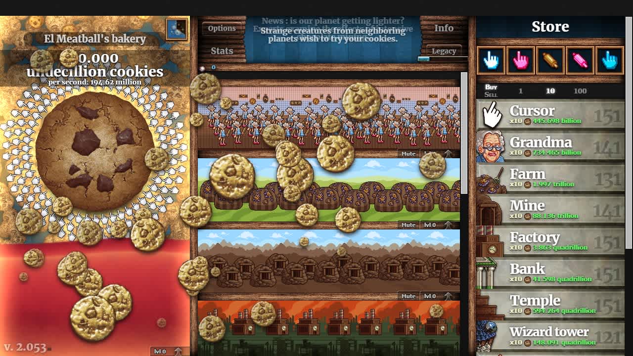 #3. Cookie Clicker (Nintendo) 由: DashNet