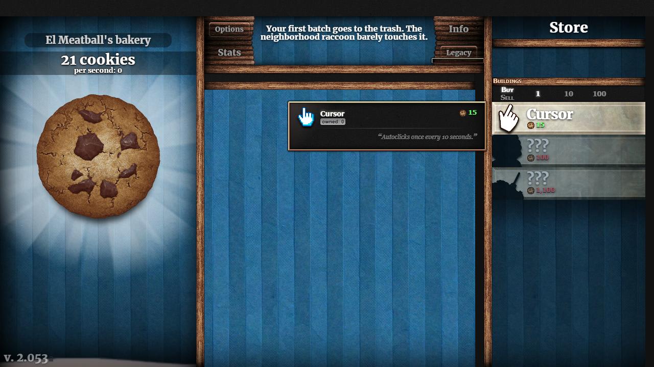 #1. Cookie Clicker (Nintendo) 由: DashNet