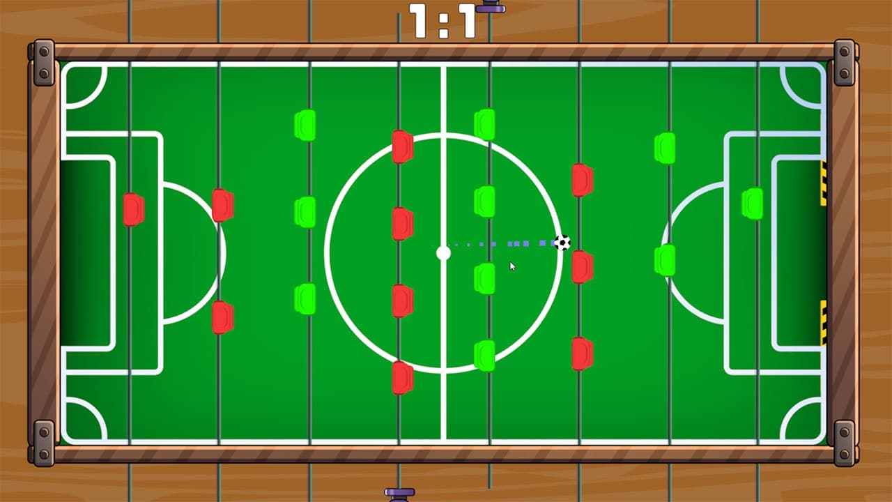 #2. Foosball League Cup: Arcade Table Football Simulator (Nintendo) By: Megame