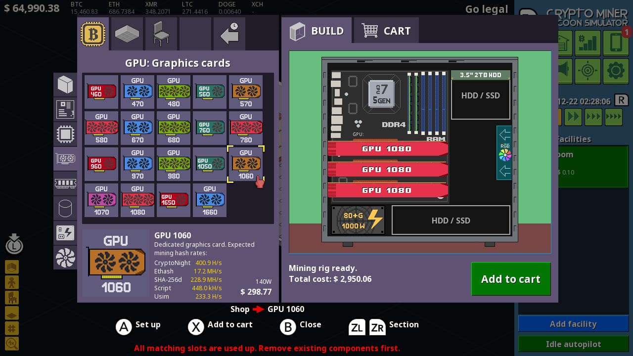 #4. Crypto Miner Tycoon Simulator (Nintendo) De: Bigosaur