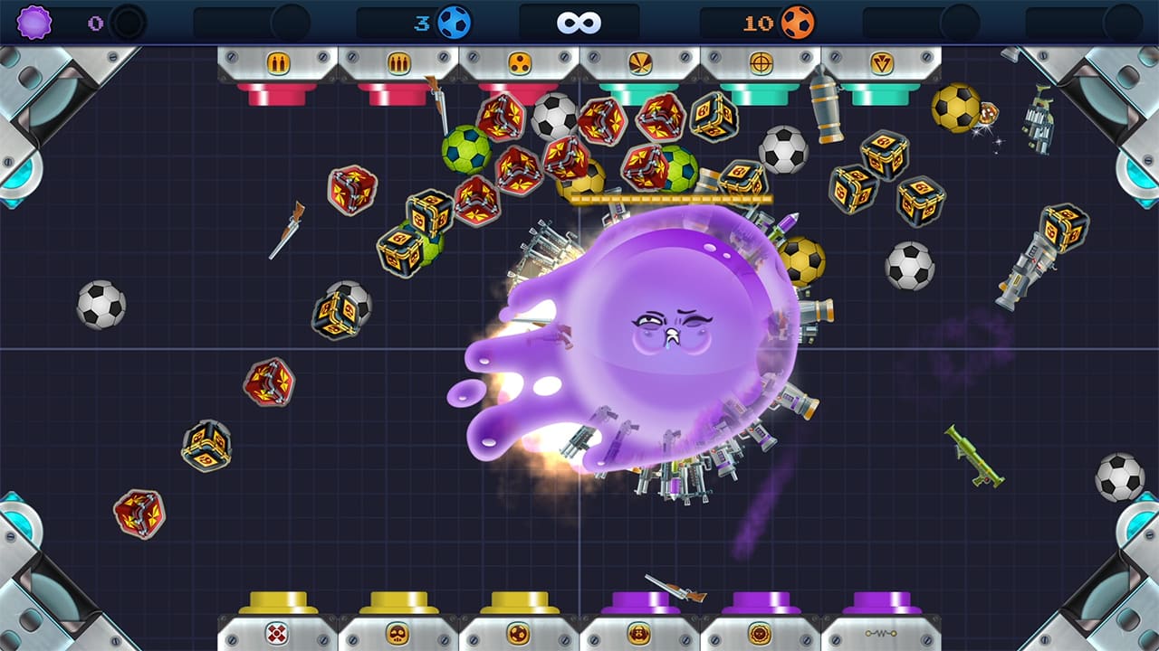 #3. Armed and Gelatinous: Couch Edition (Nintendo) 由: Three Flip Studios