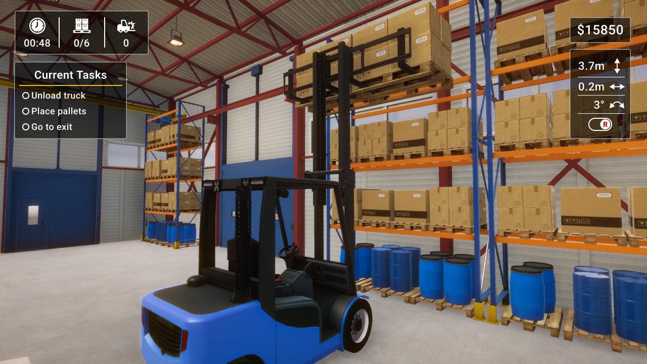 #6. Forklift Simulator 2023 (Nintendo) By: Halva Studio
