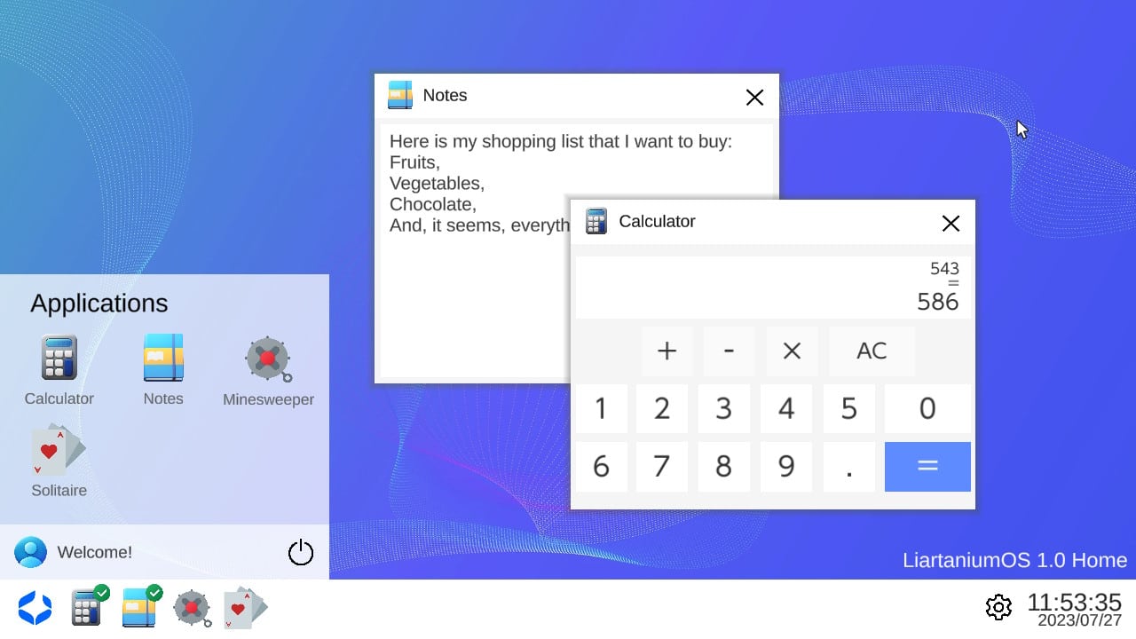 #1. LiartaniumOS - Operating System (Nintendo) 由: ASI GAMES TECHNOLOGIES
