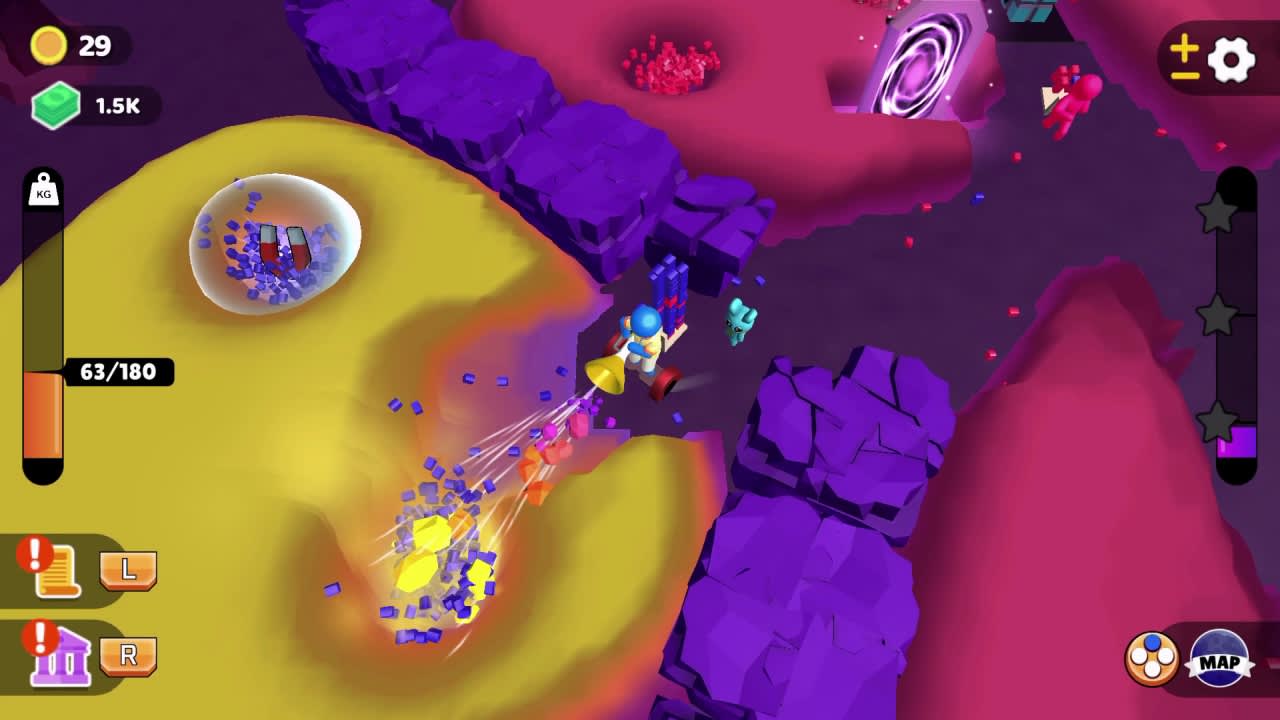 #6. Astro Miner (Nintendo) Oleh: QubicGames