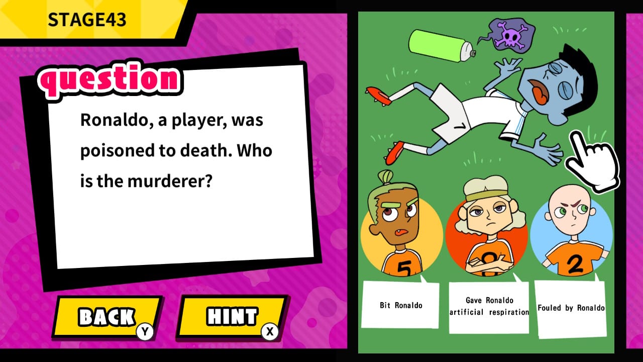 #1. Mystery Solving! BrainQuiz (Nintendo) Por: TT