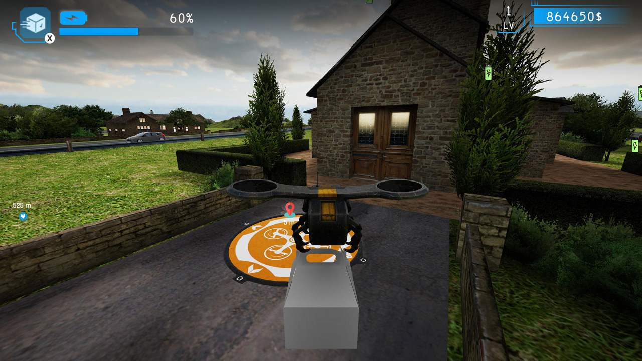 #4. Drone Delivery Simulator (Nintendo) By: Halva Studio