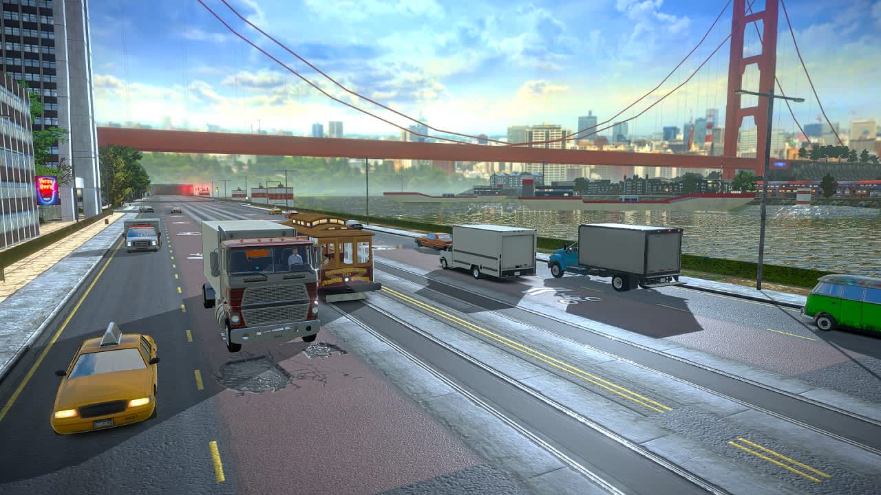 #5. Truck Simulator City Delivery (Nintendo) By: SC Ovilex Soft