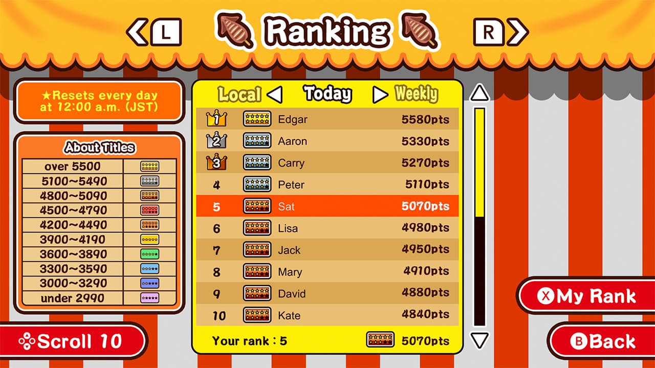 #5. Make it! Ikayaki (Nintendo) 由: SAT-BOX