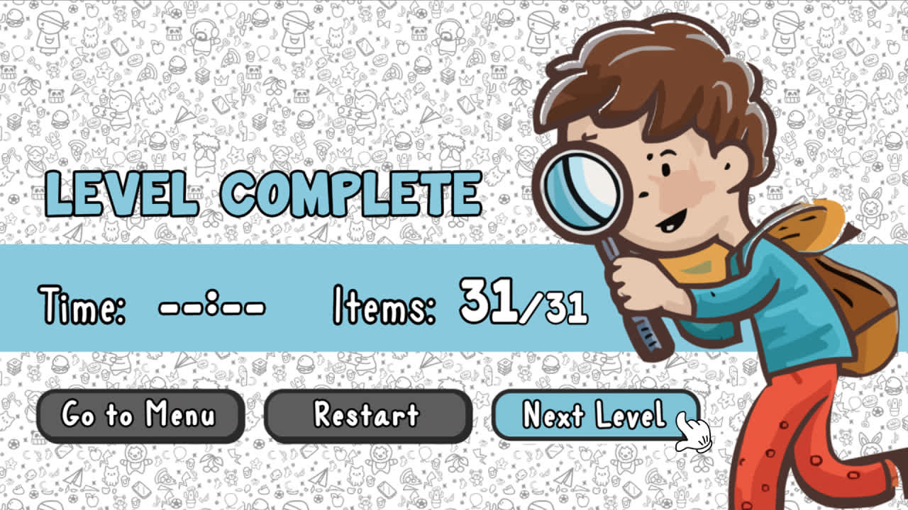 #5. Doodle Hunt: Search Hidden Items (Nintendo) By: Halva Studio