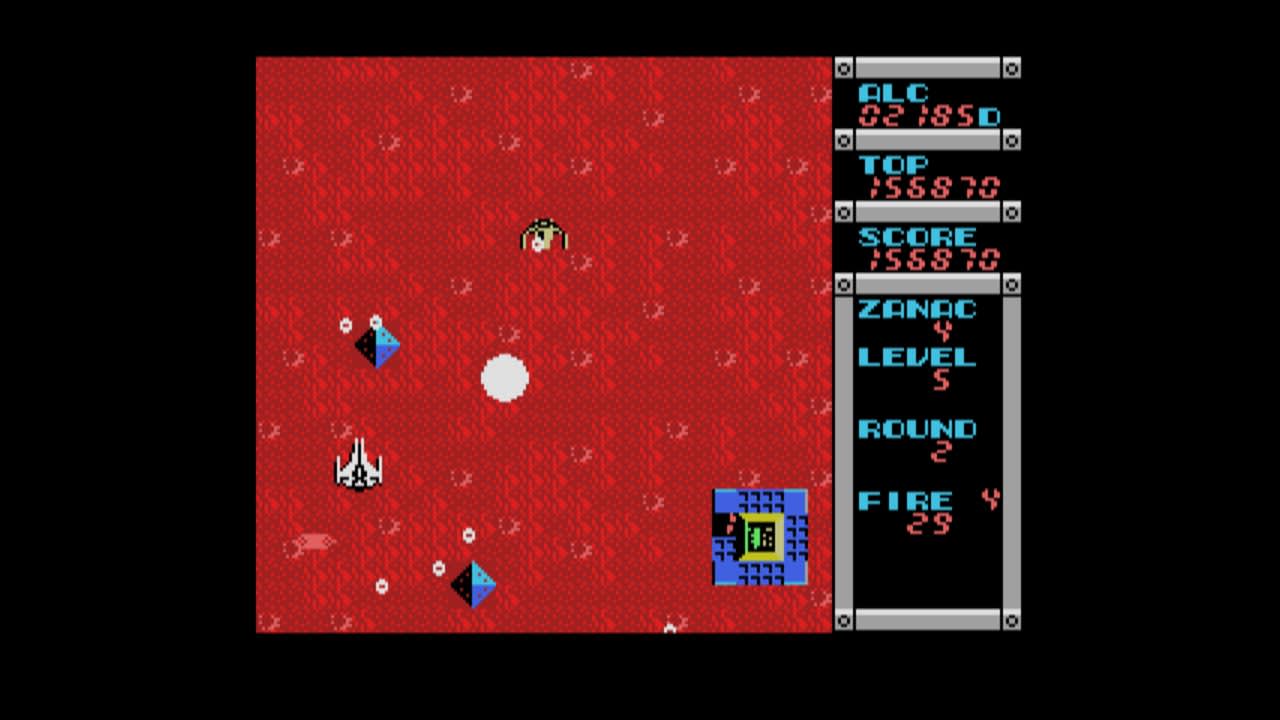 #2. EGGCONSOLE ZANAC MSX (Nintendo) Podle: D4 Enterprise