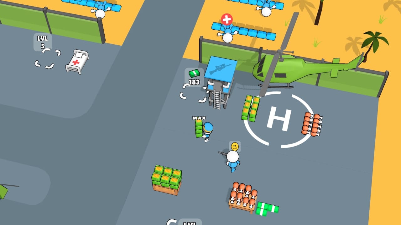 #1. Idle Command: Supply Frontline (Nintendo) Door: Fun Games Studio