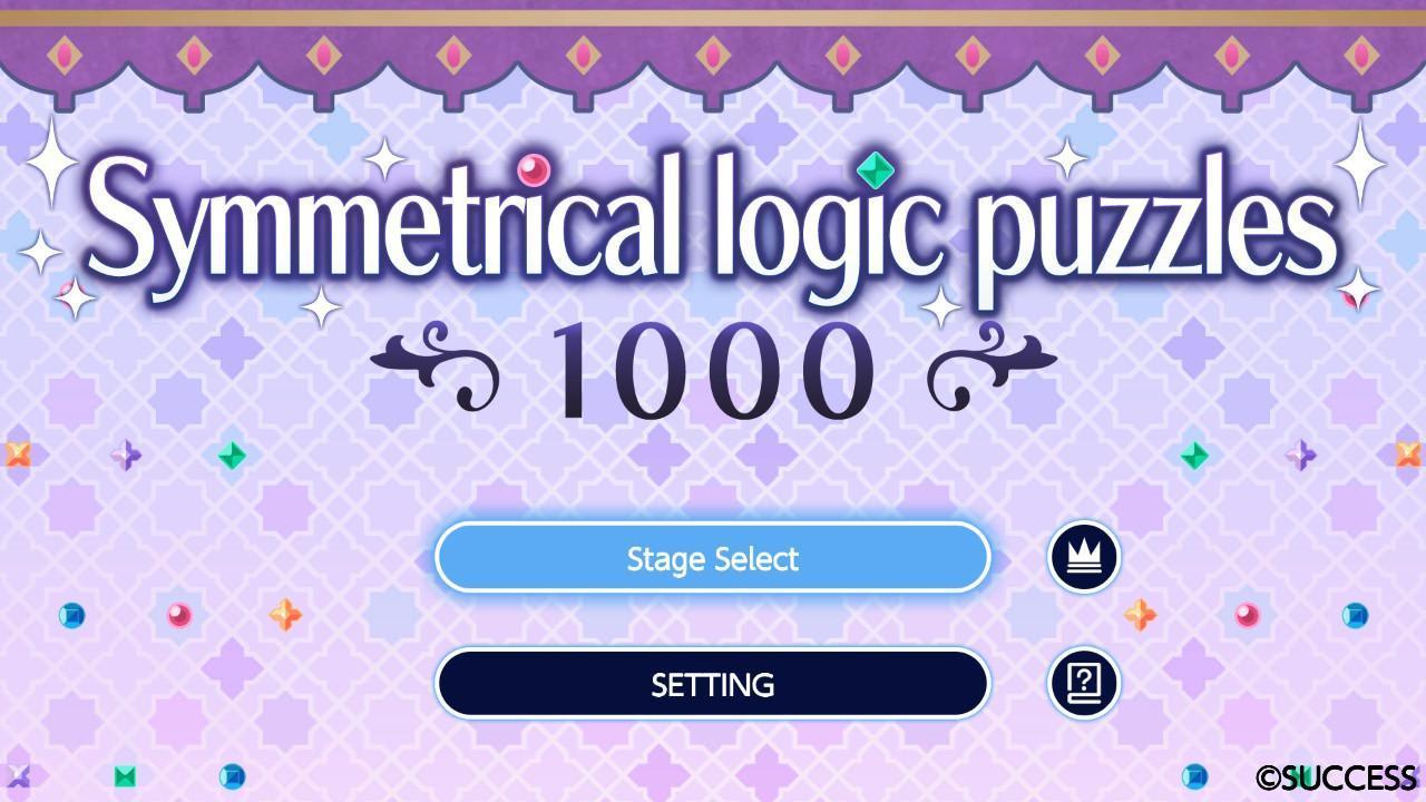 #1. Symmetrical logic puzzles 1000 (Nintendo) Με: SUCCESS