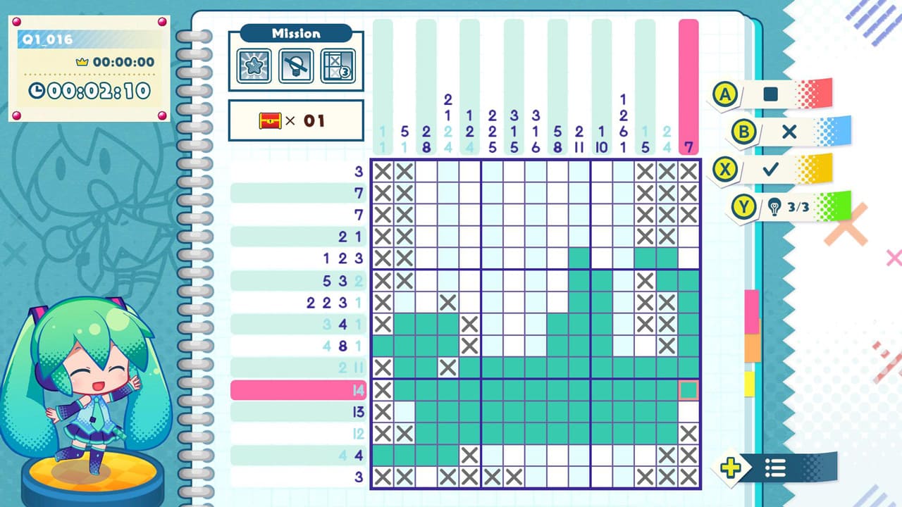 #1. Hatsune Miku Logic Paint S+ (Nintendo) Podle: CRYPTON FUTURE MEDIA