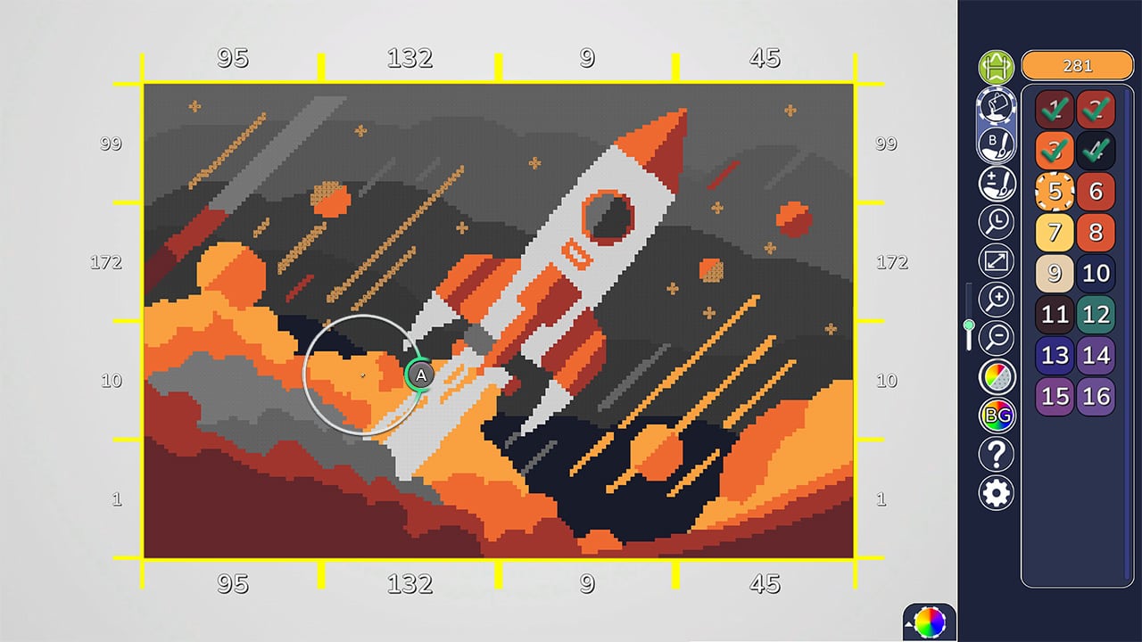 #4. Paint By Pixel 3 (Nintendo) 由: Ocean Media