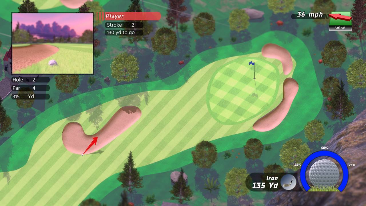 #4. Golf Up (Nintendo) By: SuperPowerUpGames