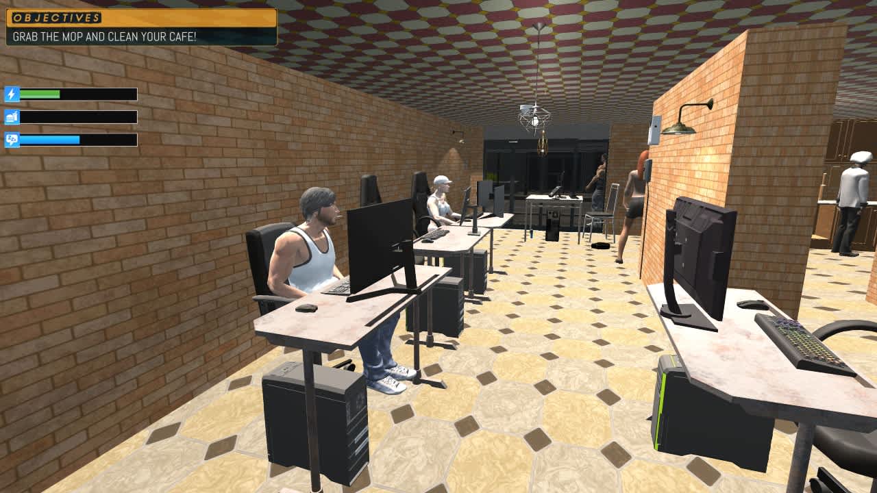 #5. Internet Caffe Manager 2025 (Nintendo) Bởi: SimulaMaker