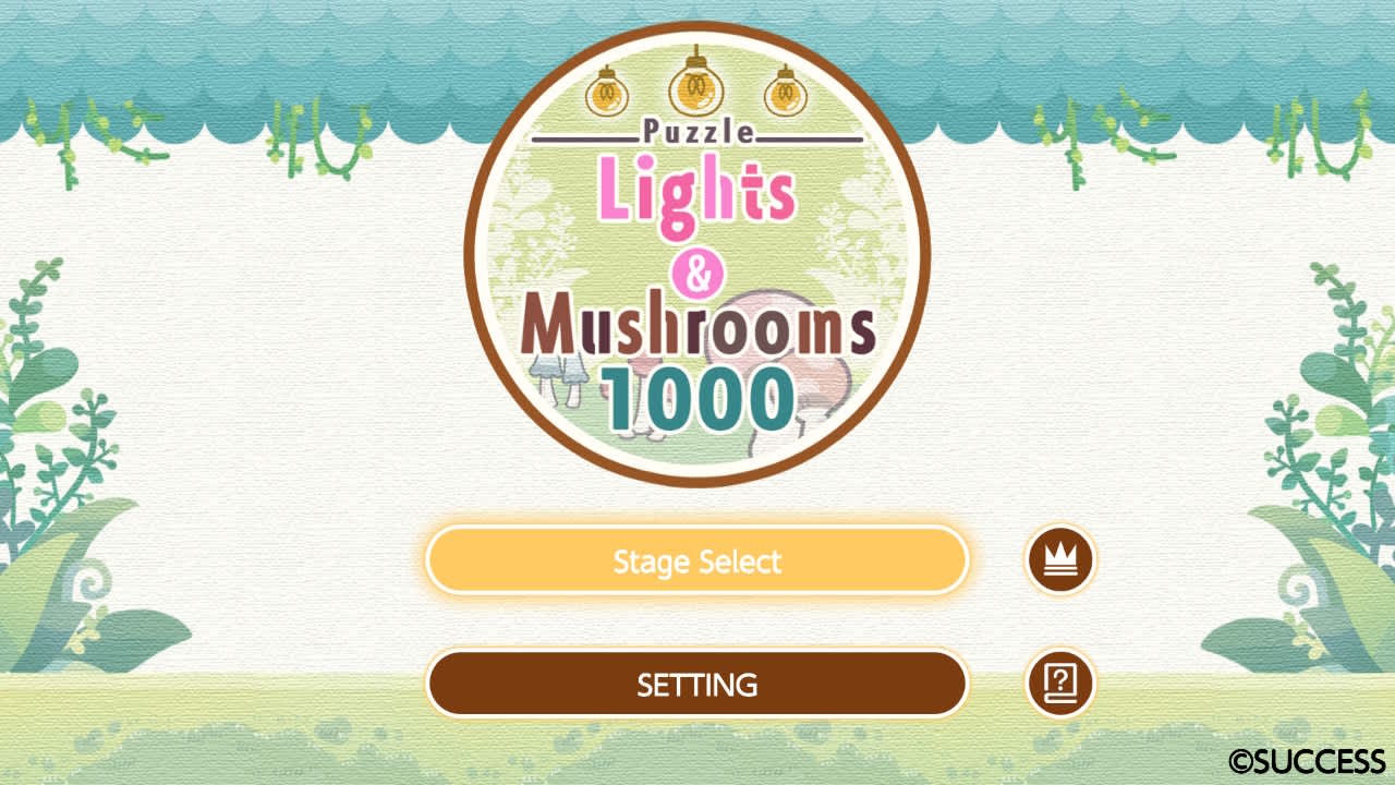 #1. Puzzle Lights and Mushrooms 1000 (Nintendo) Av: SUCCESS