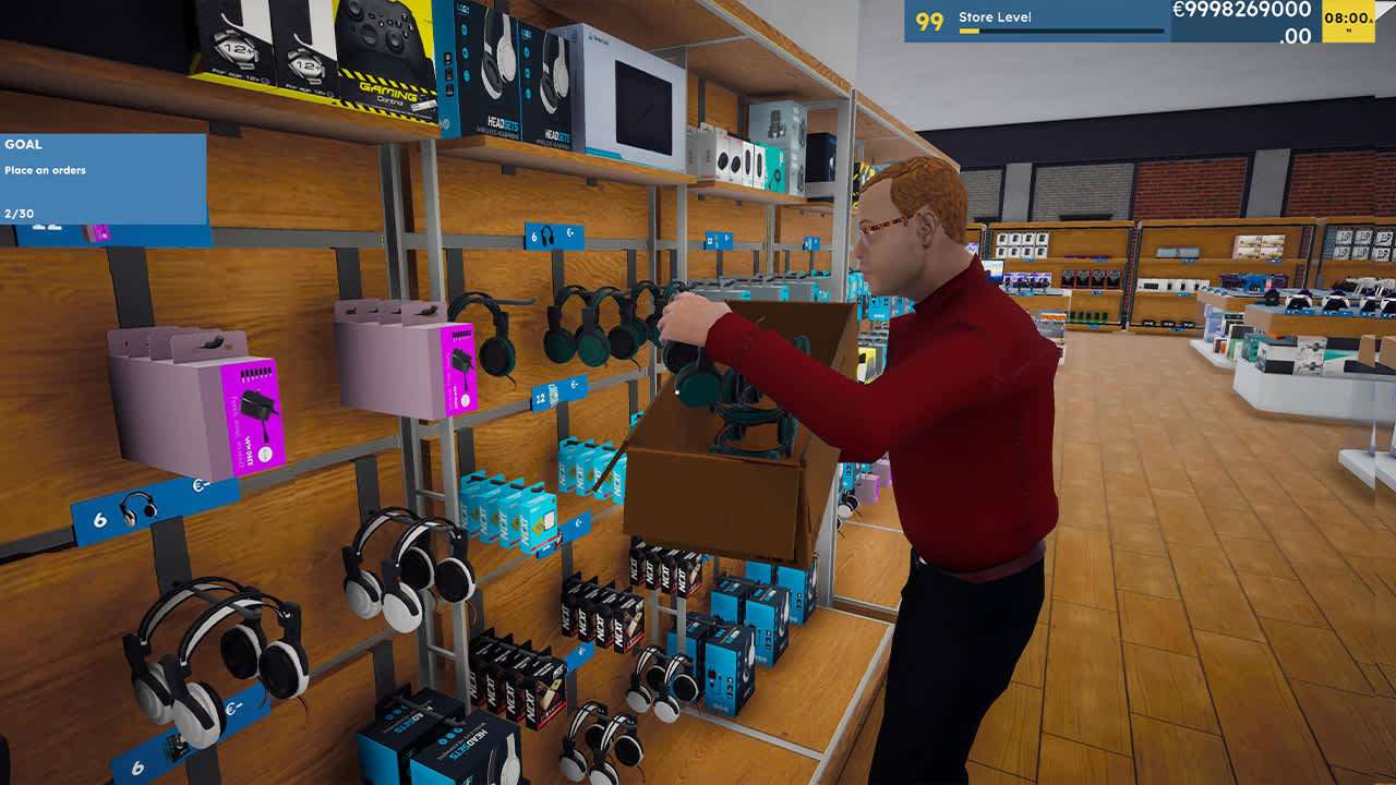 #6. Electronics Supermarket Simulator (Nintendo) 由: Great Escape Games Publishing