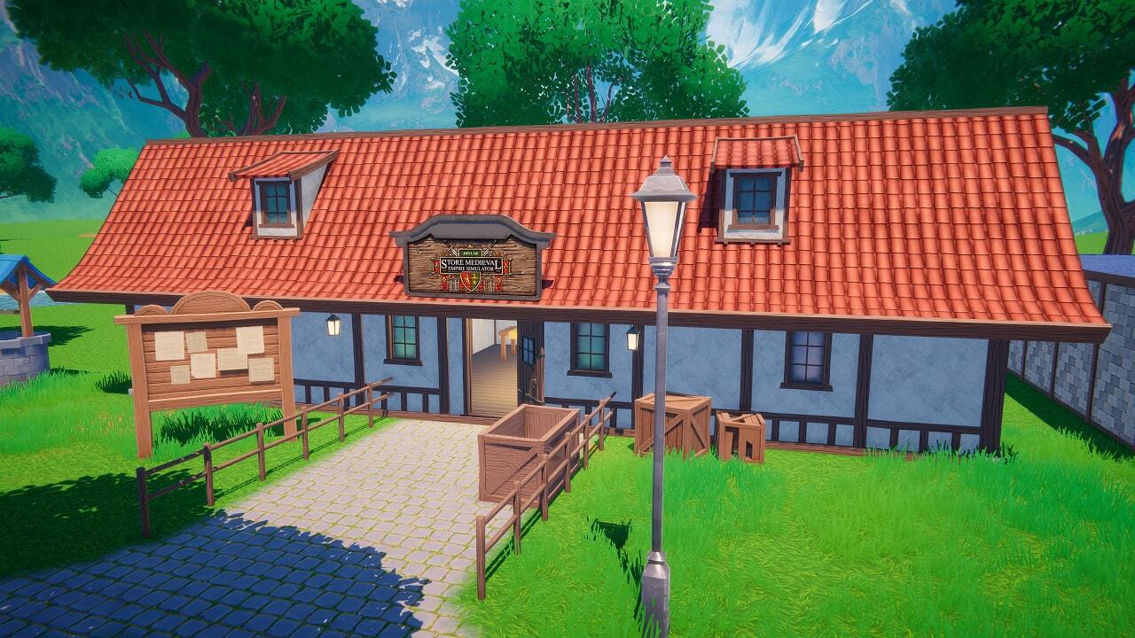 #3. Medieval Supermarket Shop Simulator (Nintendo) 由: CGI LAB GAMES