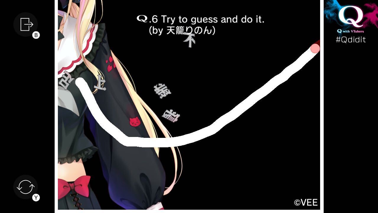 #1. Q with VTubers (Nintendo) Podle: liica