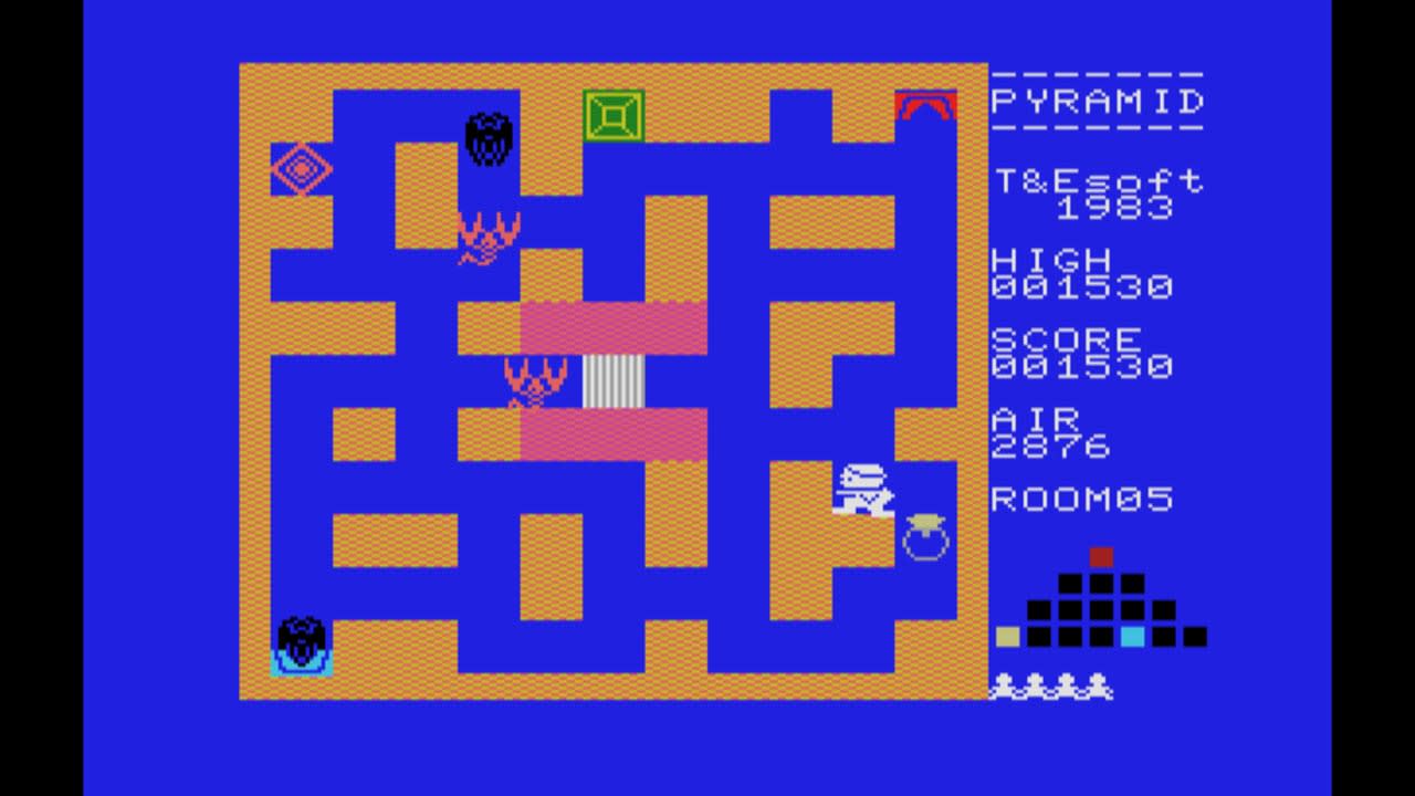 #3. EGGCONSOLE PYRAMID WARP MSX (Nintendo) Podle: D4 Enterprise