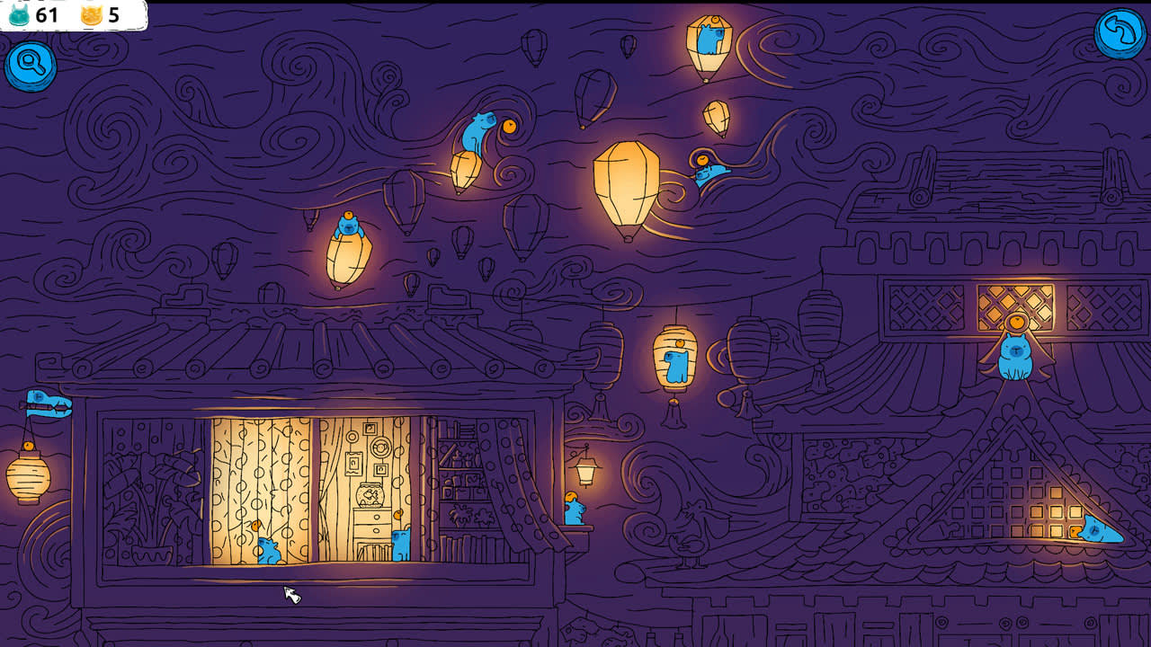 #1. Hidden Capybaras with Orange: Collection (Nintendo) 来自: Whimsical Universes