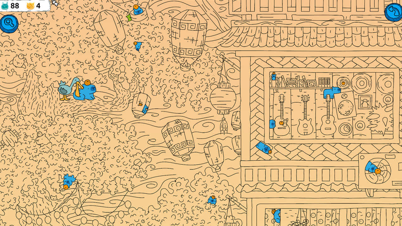 #2. Hidden Capybaras with Orange: Collection (Nintendo) 来自: Whimsical Universes