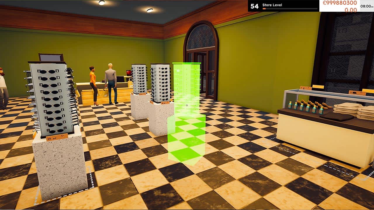 #3. Clothes & Outlet Supermarket Store Simulator (Nintendo) By: Great Escape Games Publishing