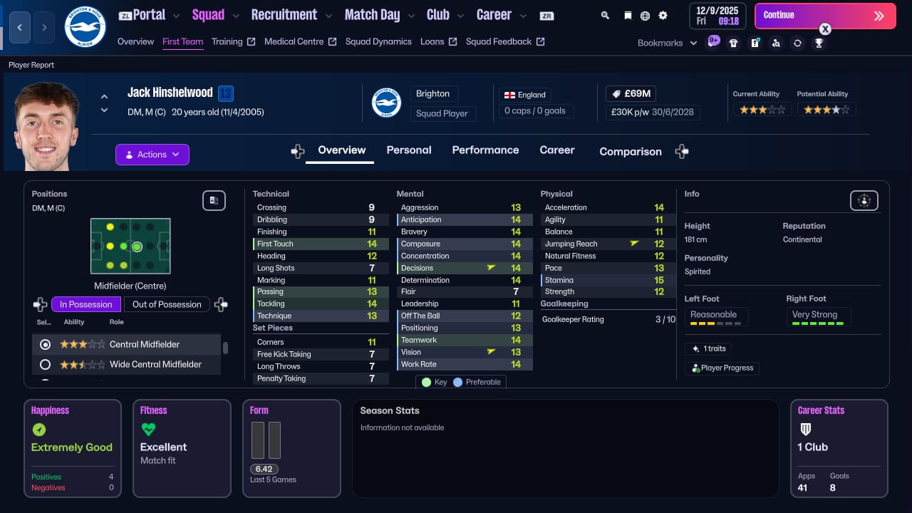 #4. Football Manager 26 Touch (Nintendo) By: SEGA