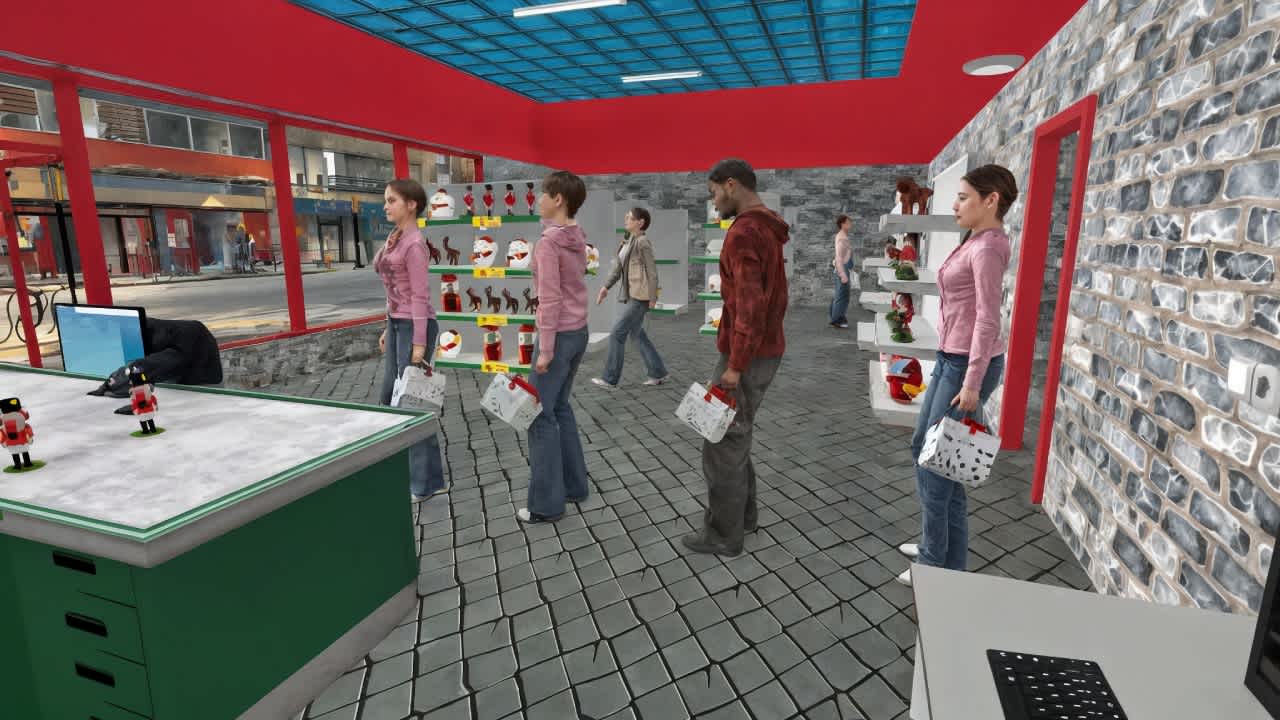 #2. Supermarket Simulator 2025 (Nintendo) By: Fun Games Studio