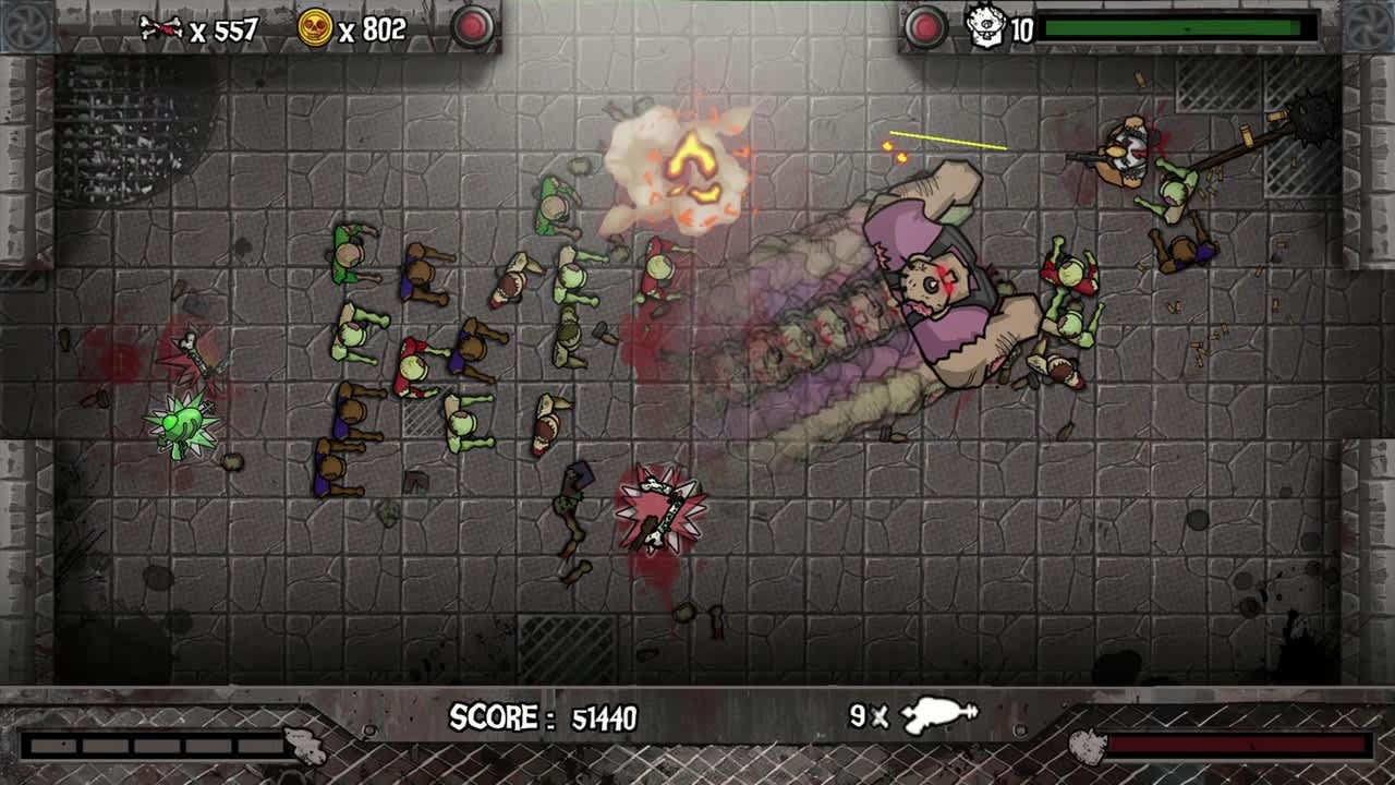 #3. Zombies Overloaded (Nintendo) Podle: Brainium Games